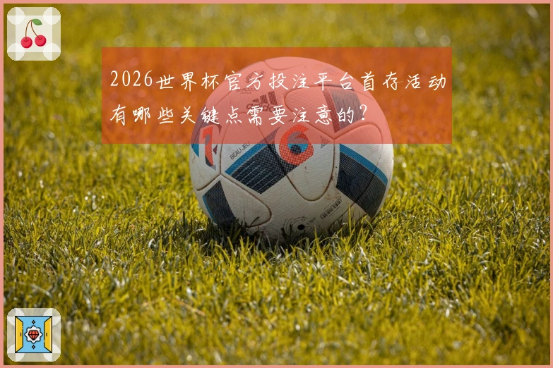 2026世界杯官方投注平台首存活动有哪些关键点需要注意的？